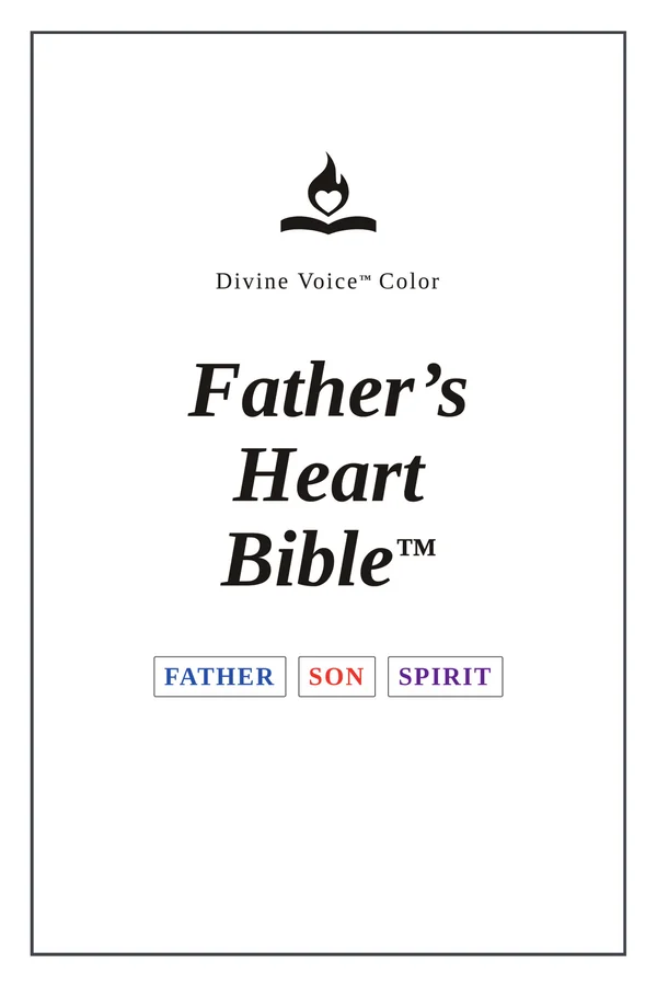 A reader with the Father's Heart Bible Divine Voice Color edition