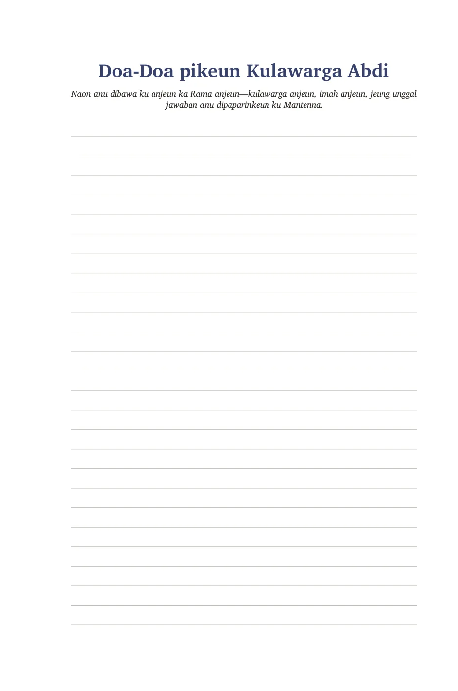 Doa-Doa pikeun Kulawarga Abdi — sample page 14 of 58