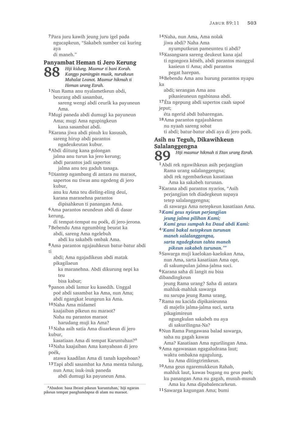 Psalms (cont.) — sample page 31 of 58