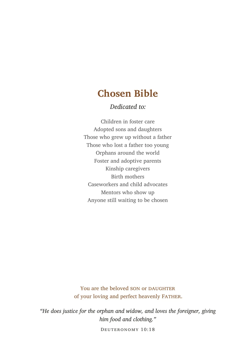 Dedication — sample page 6 of 56