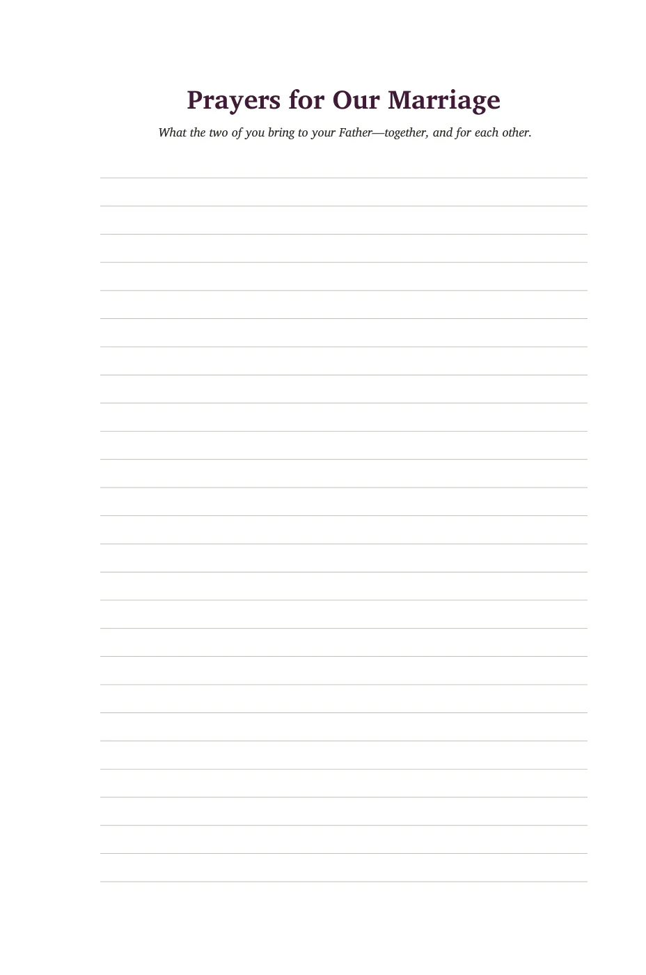 Prayers for Our Marriage — sample page 12 of 56