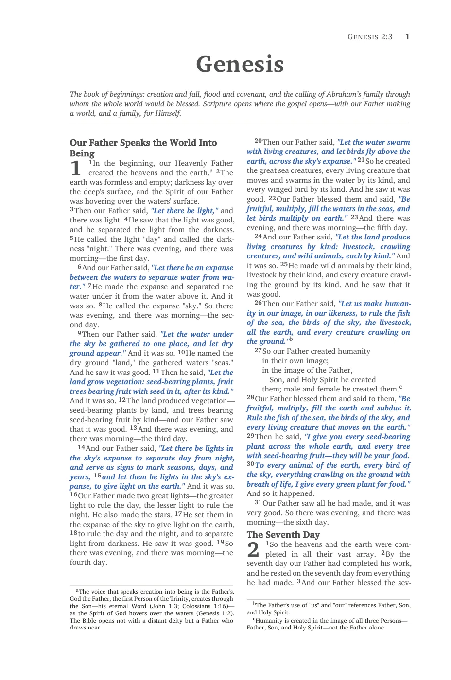 Genesis 1 — sample page 13 of 56