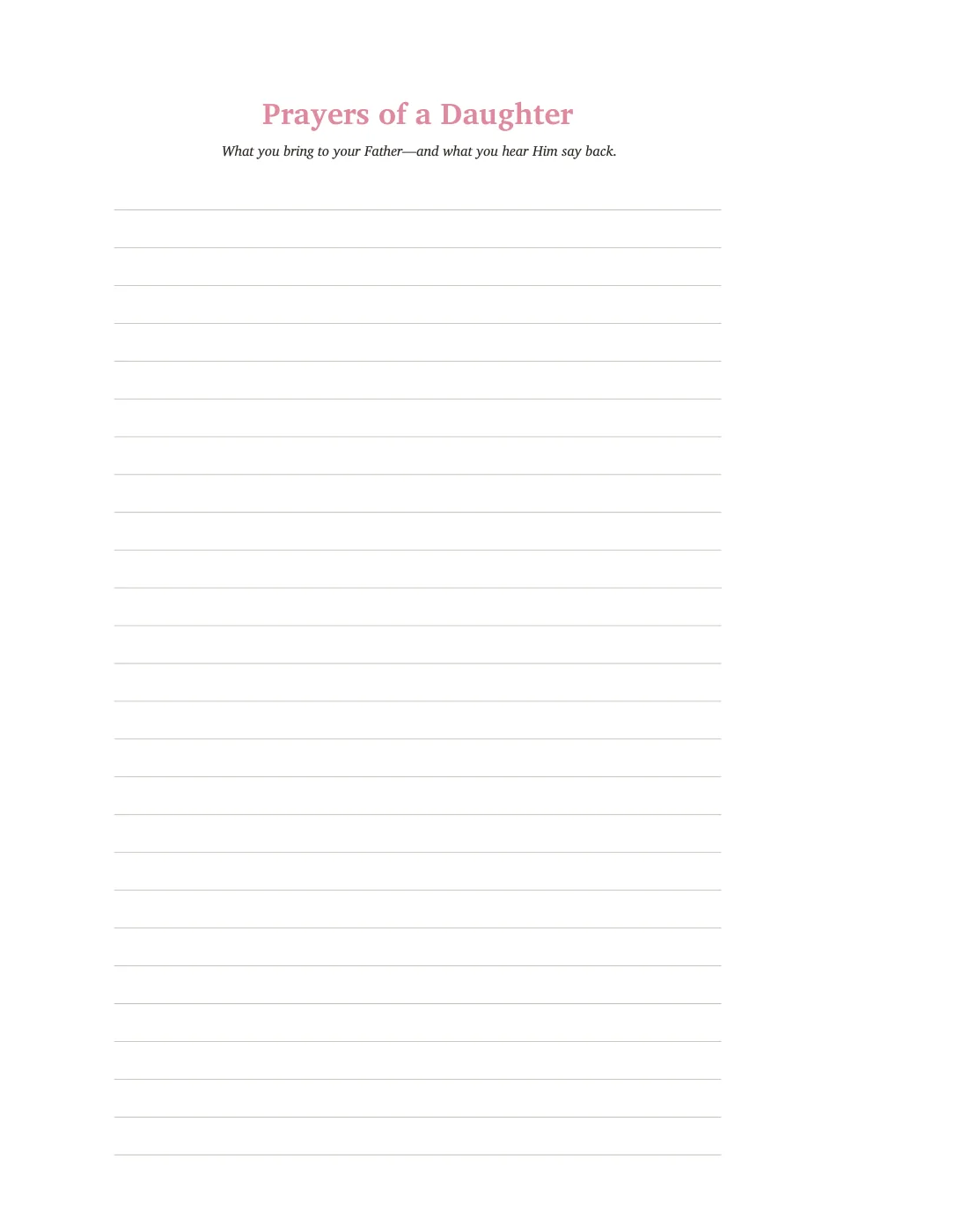 Prayers of a Daughter — sample page 12 of 56