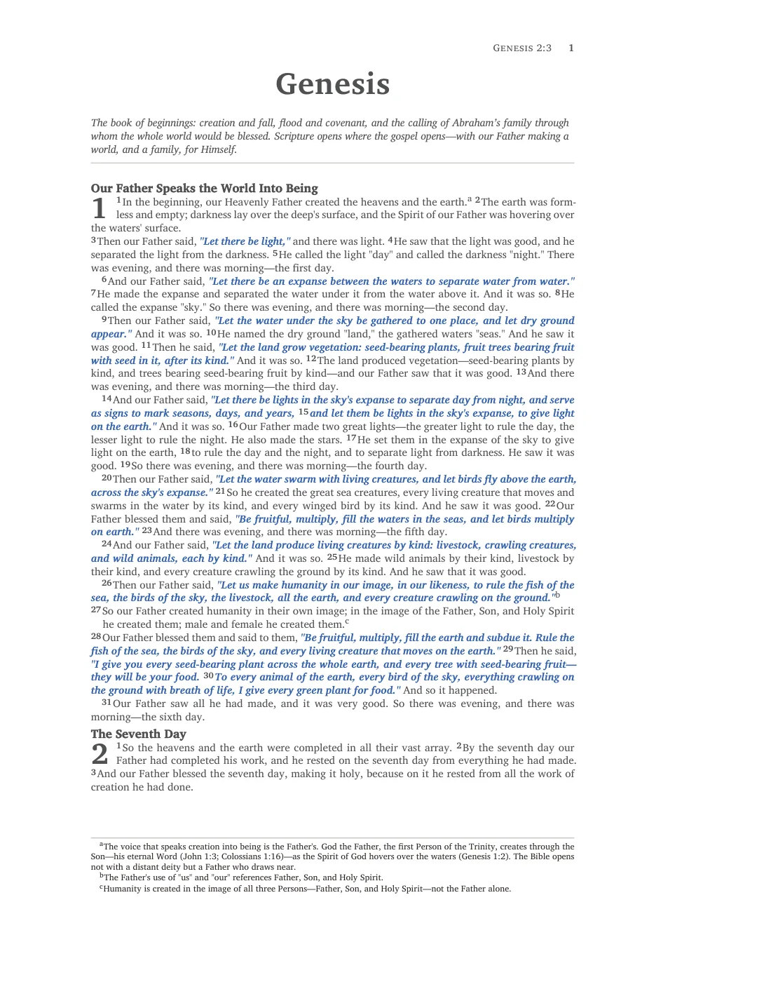 Genesis 1 — sample page 13 of 56