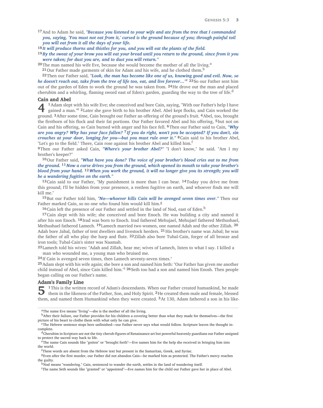 Genesis 1 (cont.) — sample page 15 of 56