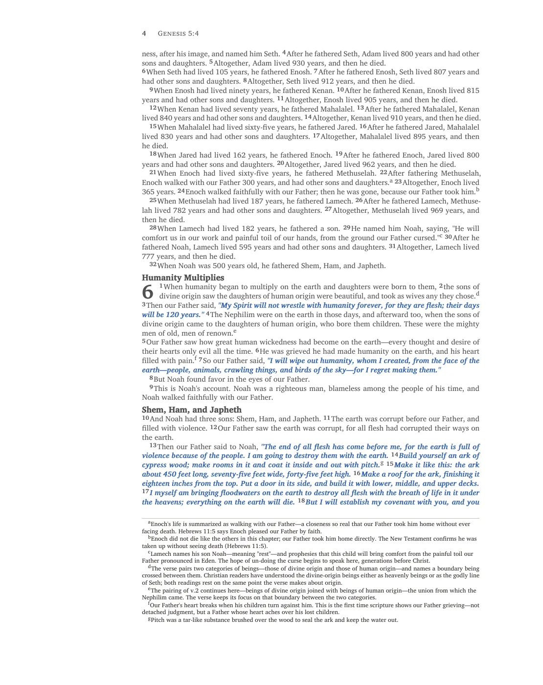 Genesis 1 (cont.) — sample page 16 of 56
