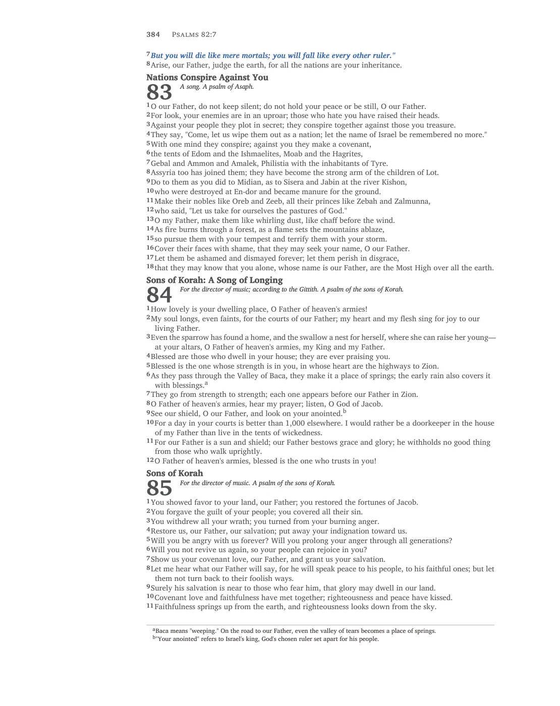 Psalms (cont.) — sample page 30 of 56