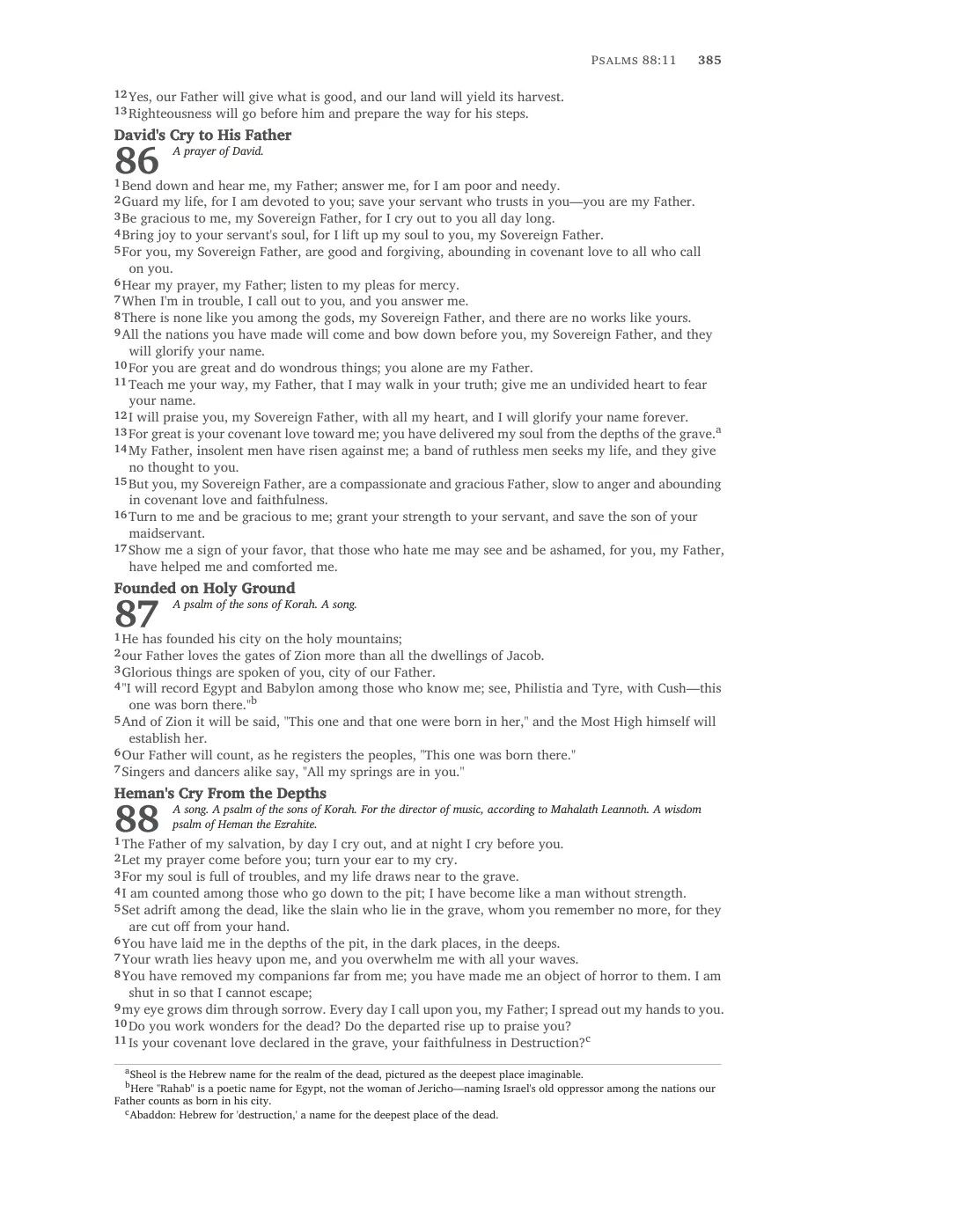 Psalms (cont.) — sample page 31 of 56