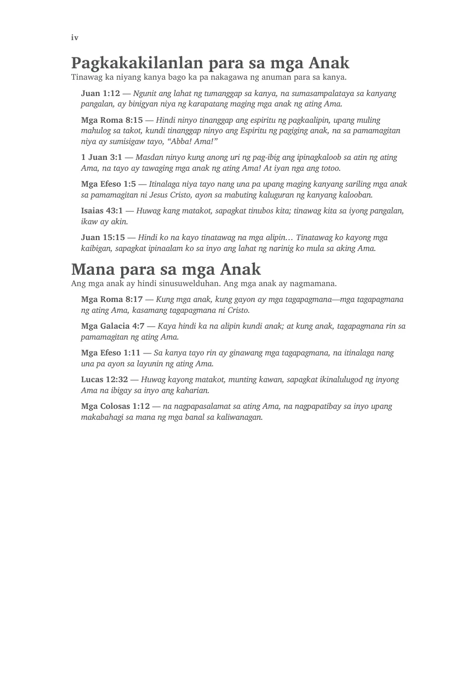 Pagkakakilanlan para sa mga Anak — sample page 12 of 58