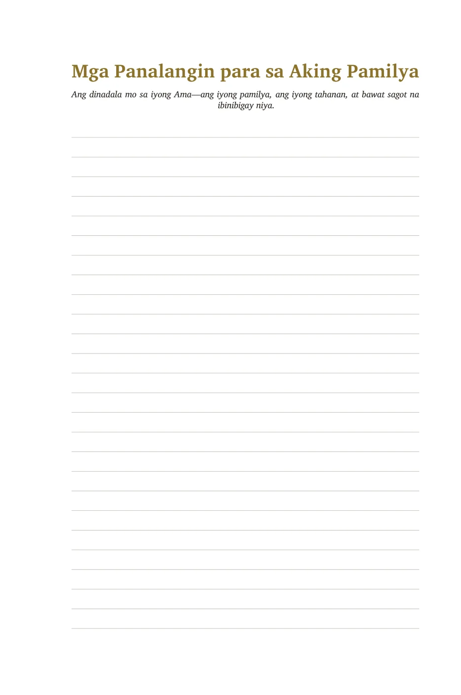 Mga Panalangin para sa Aking Pamil… — sample page 14 of 58