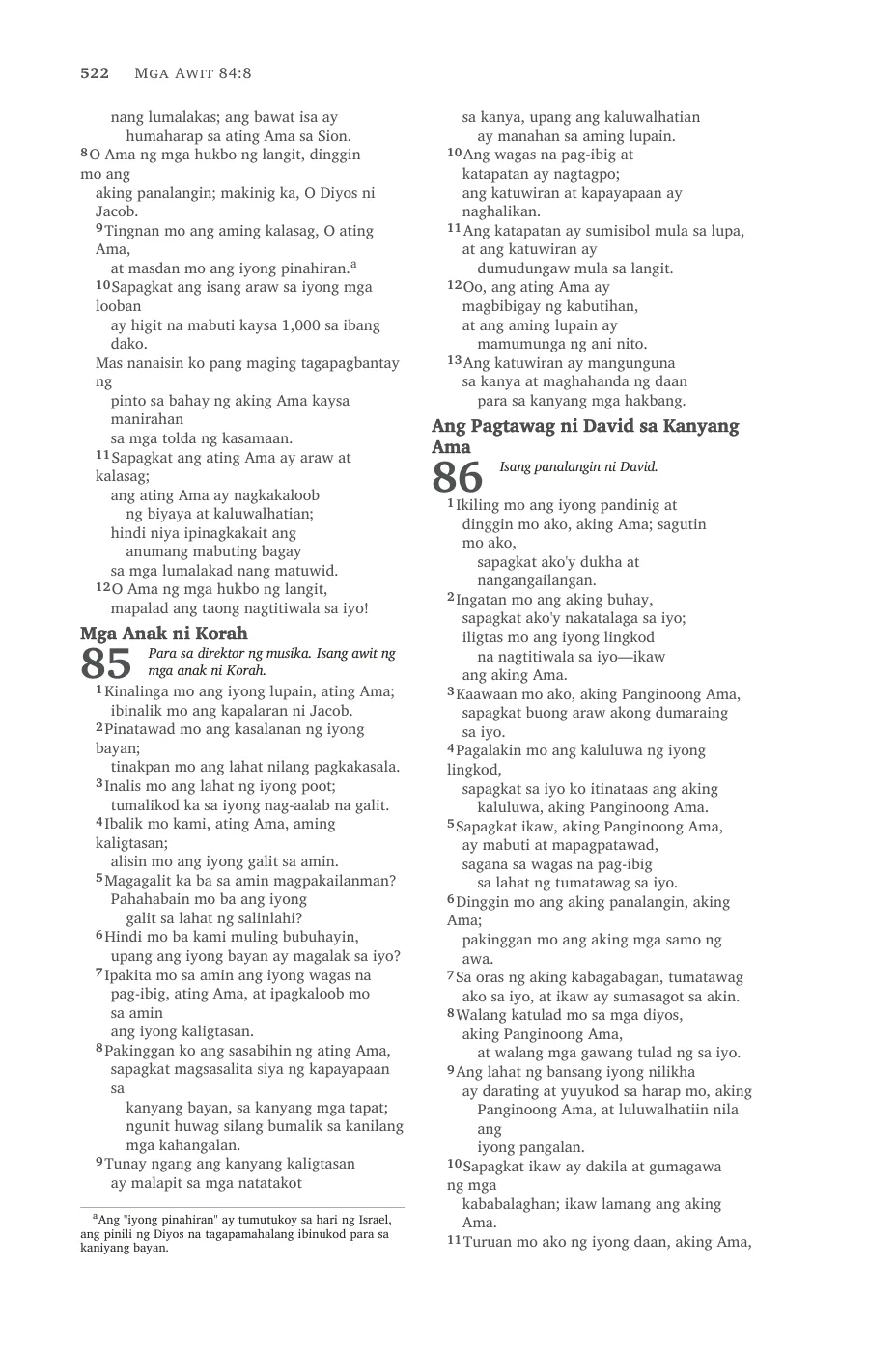 Psalms (cont.) — sample page 30 of 58