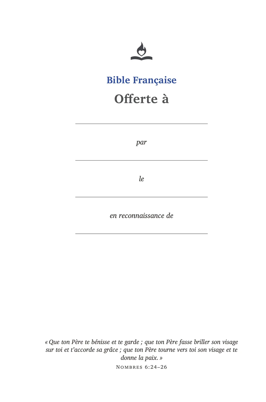 Bible Française — sample page 7 of 56