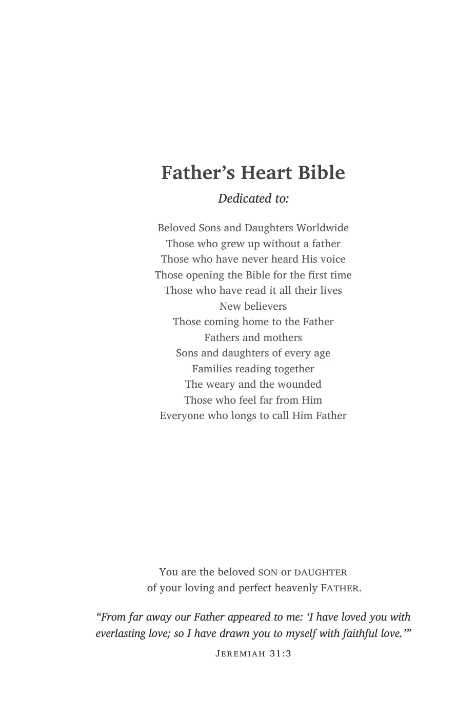Dedication — sample page 6 of 56