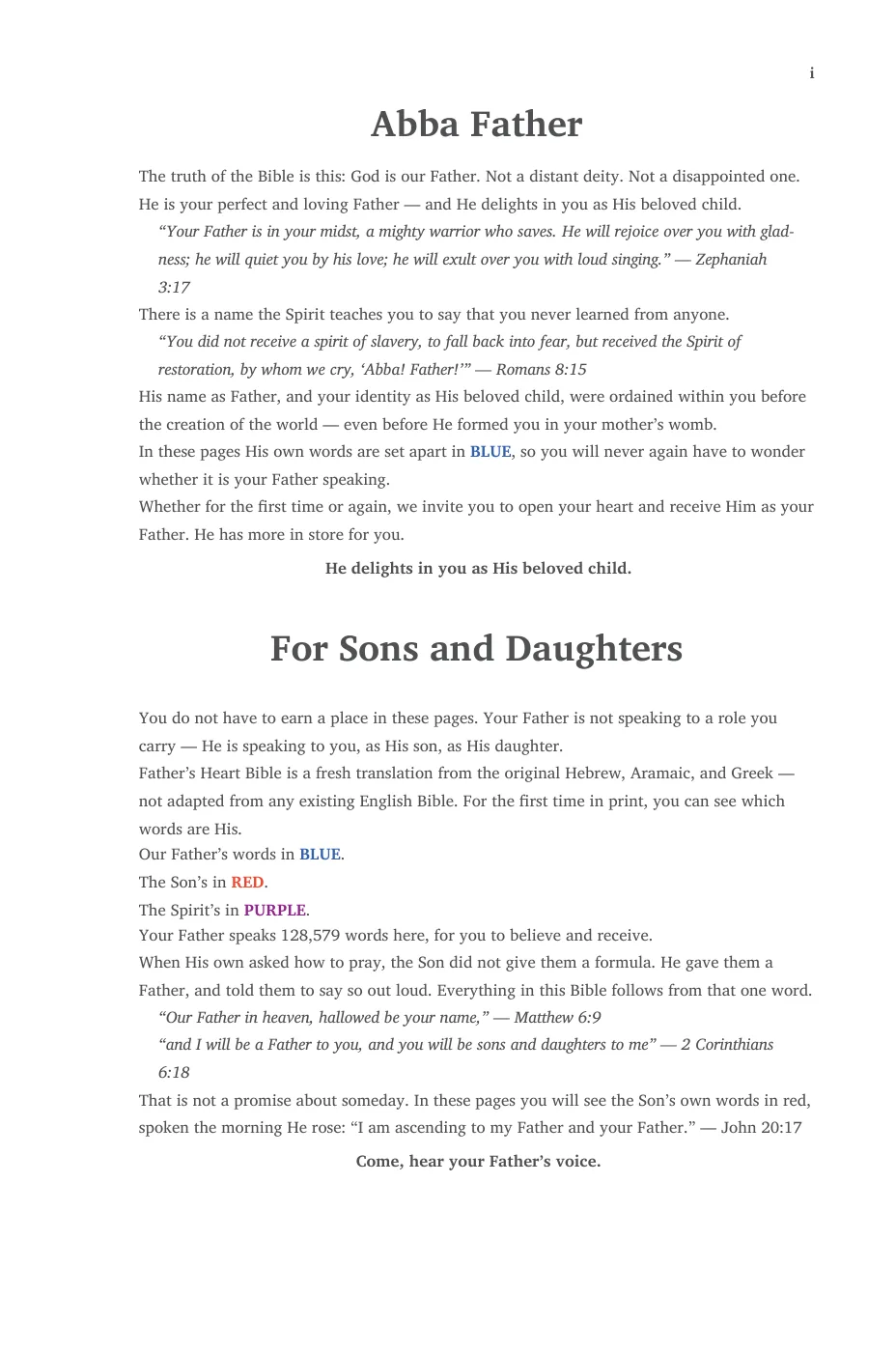 Abba Father — sample page 7 of 56