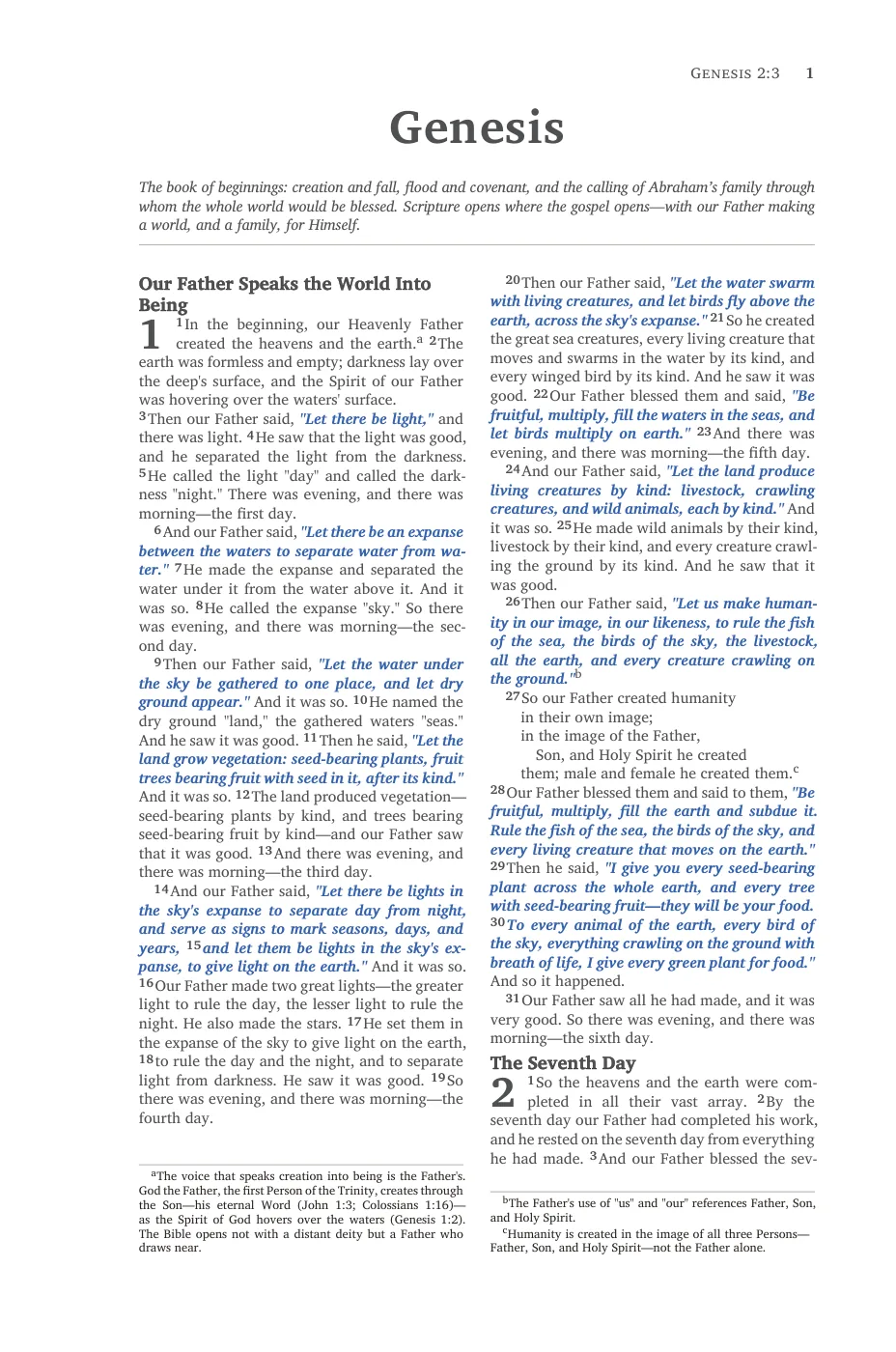 Genesis 1 — sample page 13 of 56