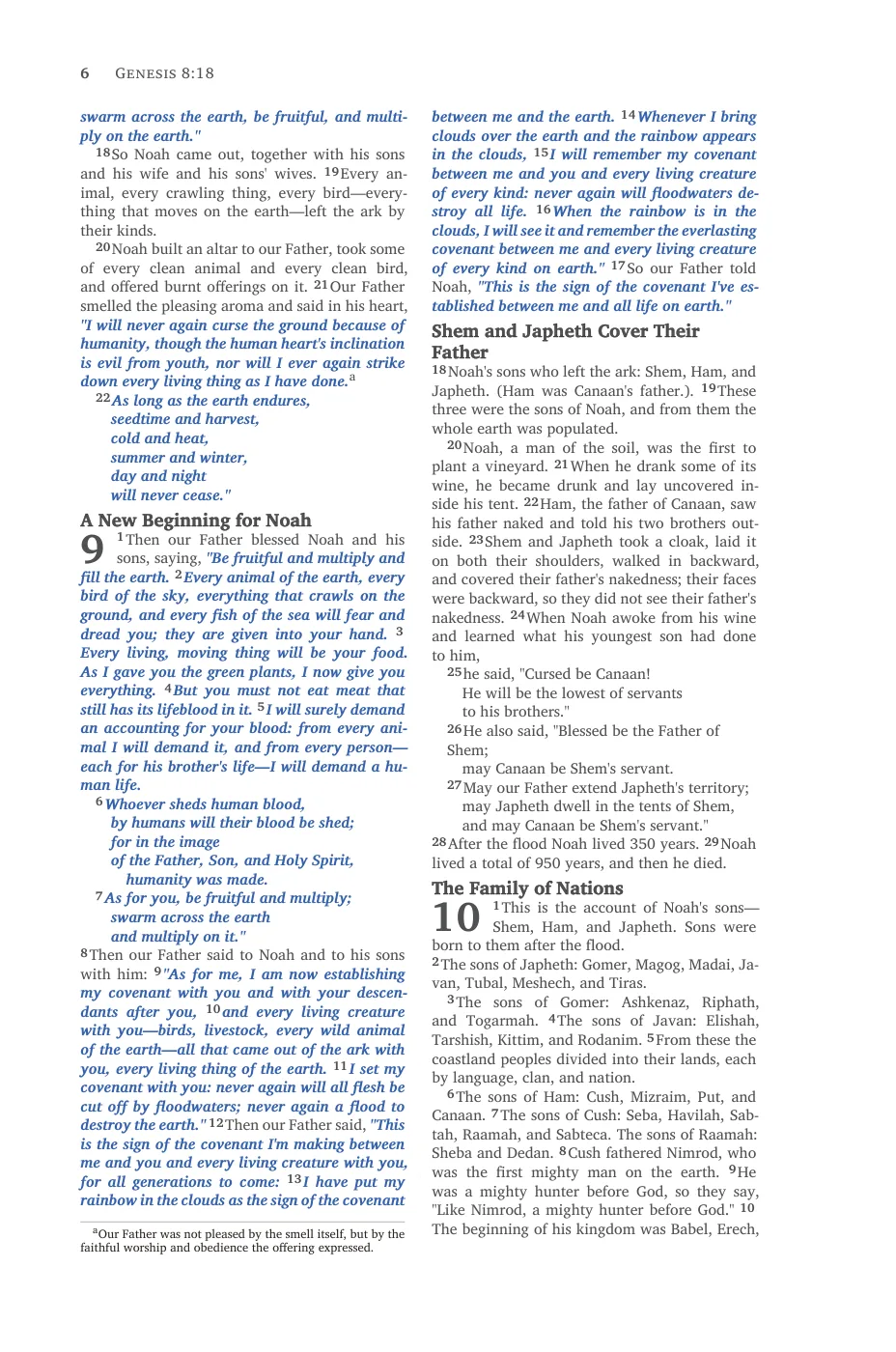 Genesis 1 (cont.) — sample page 18 of 56