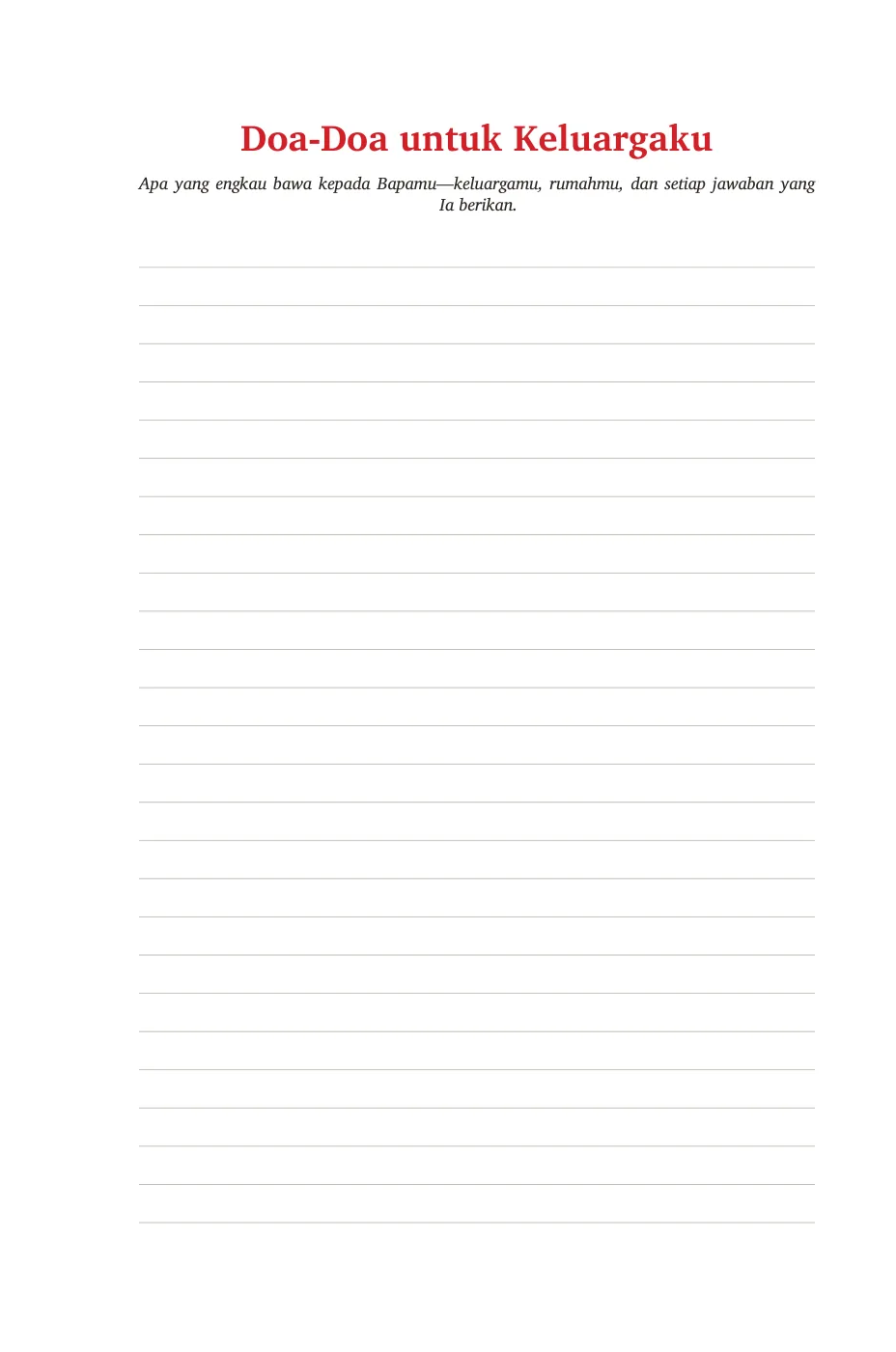 Doa-Doa untuk Keluargaku — sample page 14 of 58