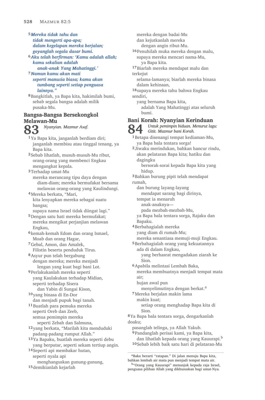 Psalms (cont.) — sample page 28 of 58