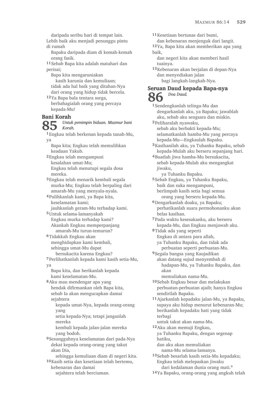 Psalms (cont.) — sample page 29 of 58