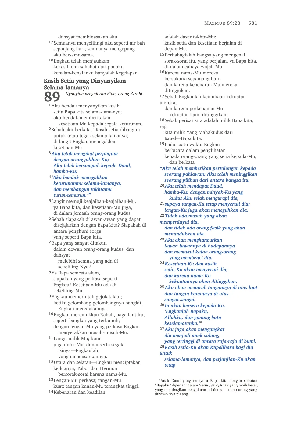 Psalms (cont.) — sample page 31 of 58