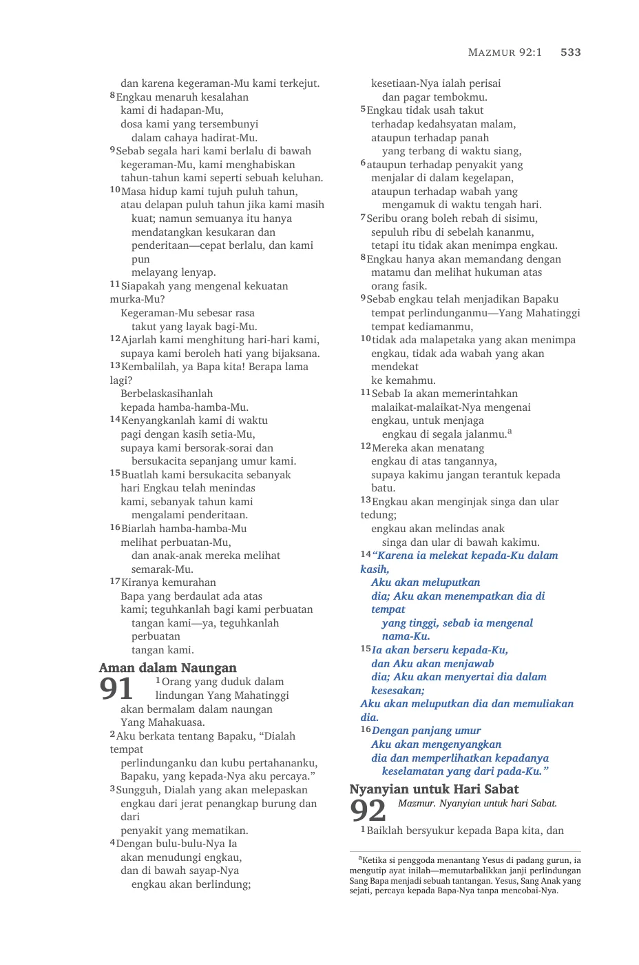 Psalms (cont.) — sample page 33 of 58
