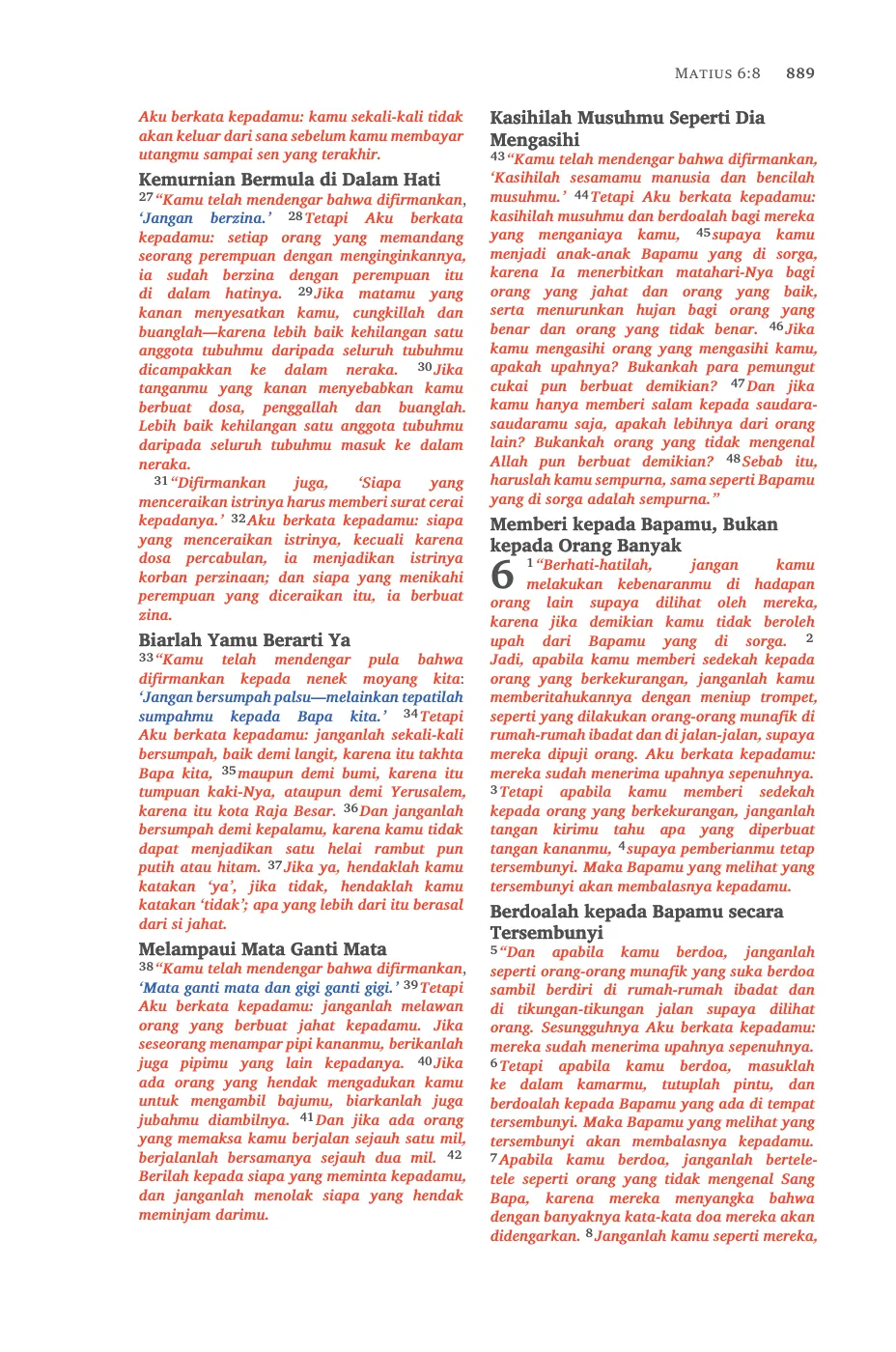 Matthew 5 (cont.) — sample page 35 of 58