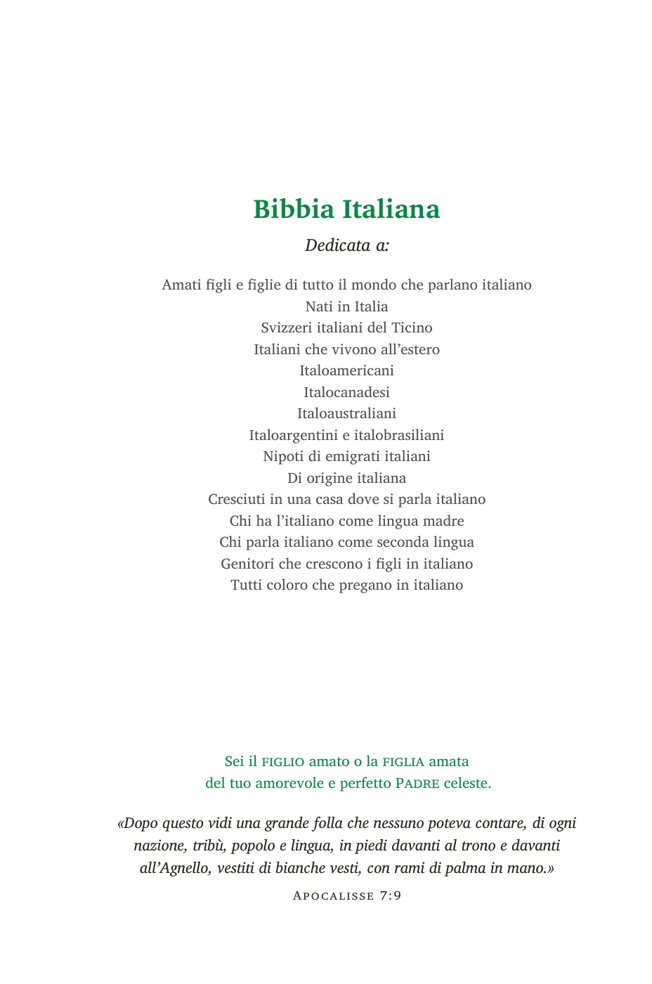 Bibbia Italiana — sample page 8 of 58