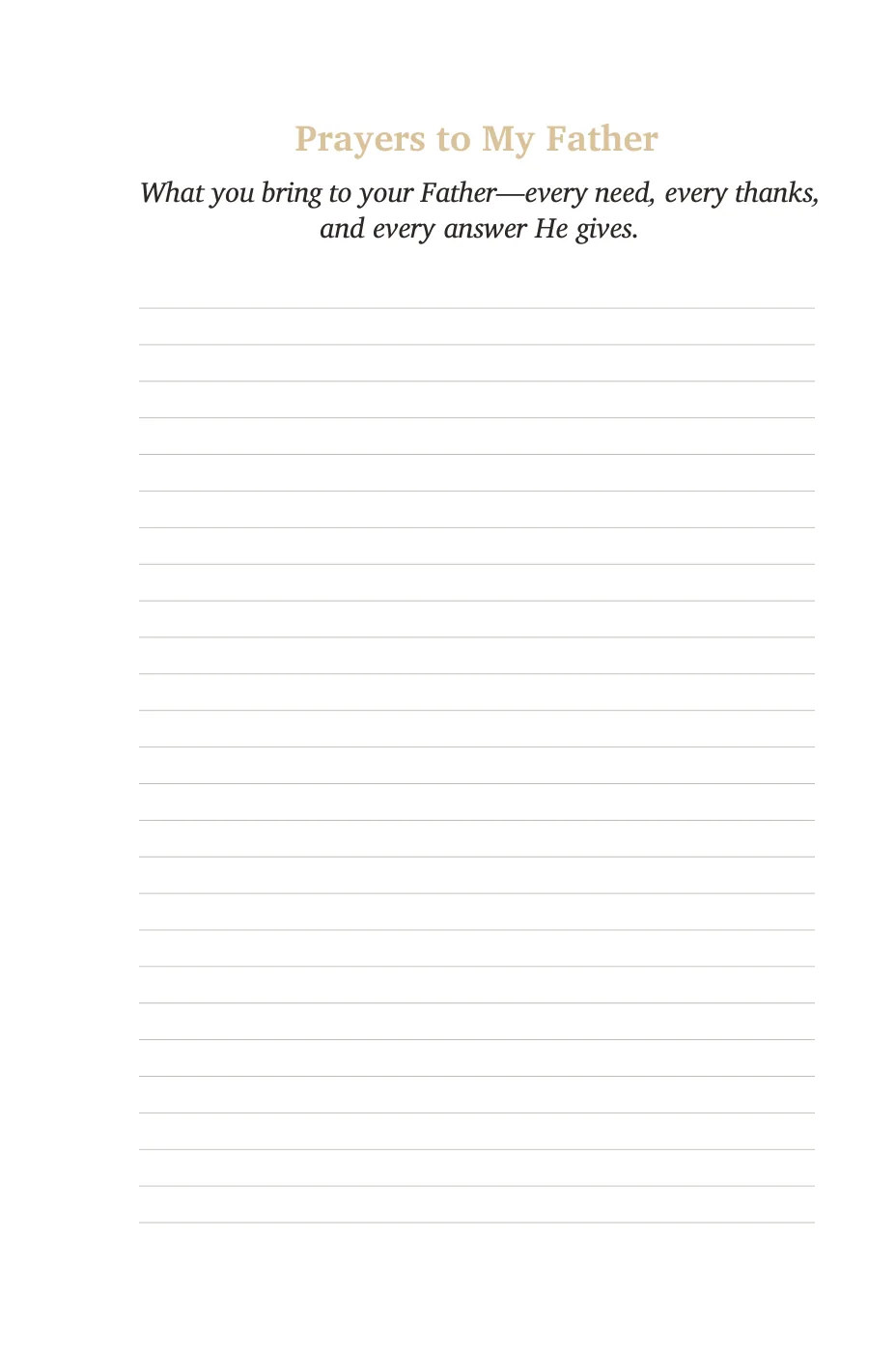 Prayers to My Father — sample page 10 of 60