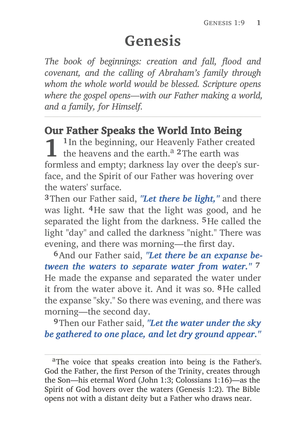 Genesis 1 — sample page 11 of 60