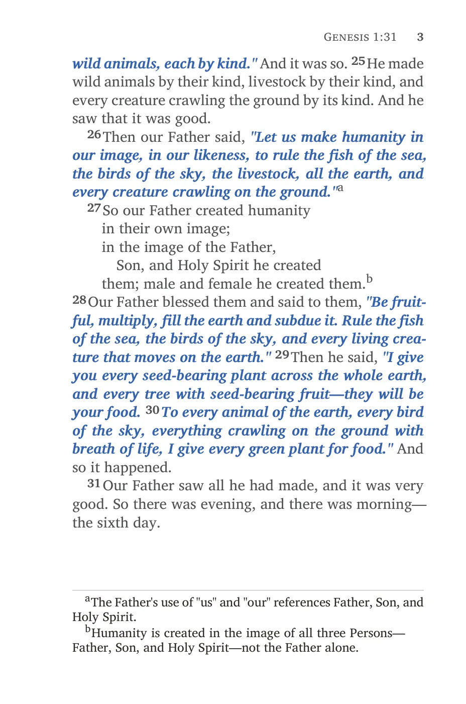 Genesis 1 (cont.) — sample page 13 of 60