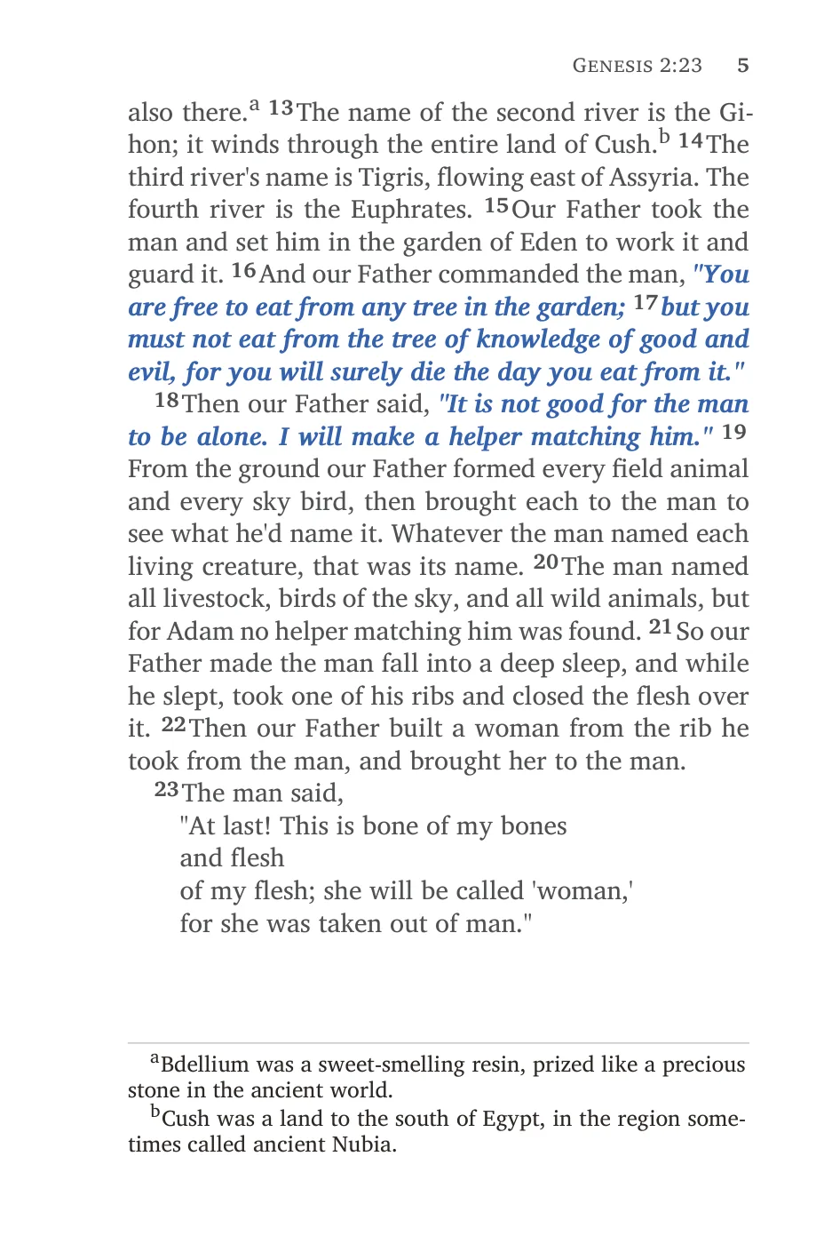Genesis 1 (cont.) — sample page 15 of 60