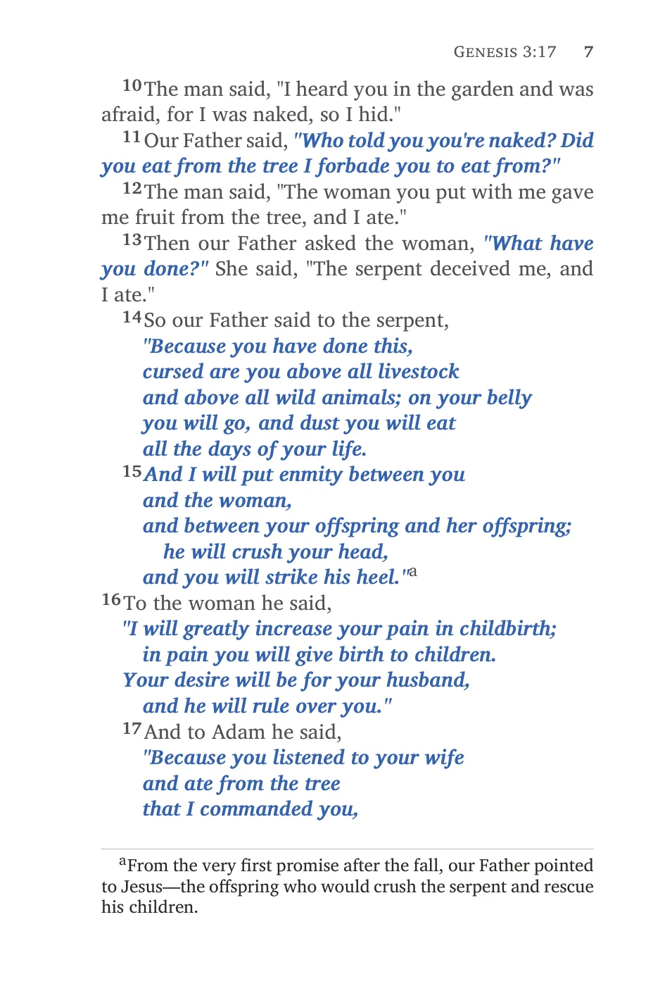 Genesis 1 (cont.) — sample page 17 of 60