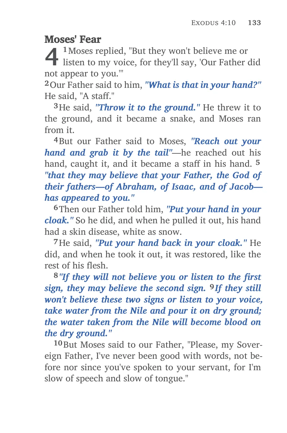 Exodus 3 (cont.) — sample page 23 of 60