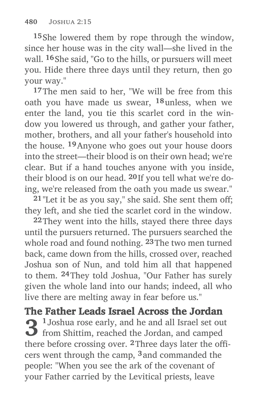 Joshua 1 (cont.) — sample page 54 of 60