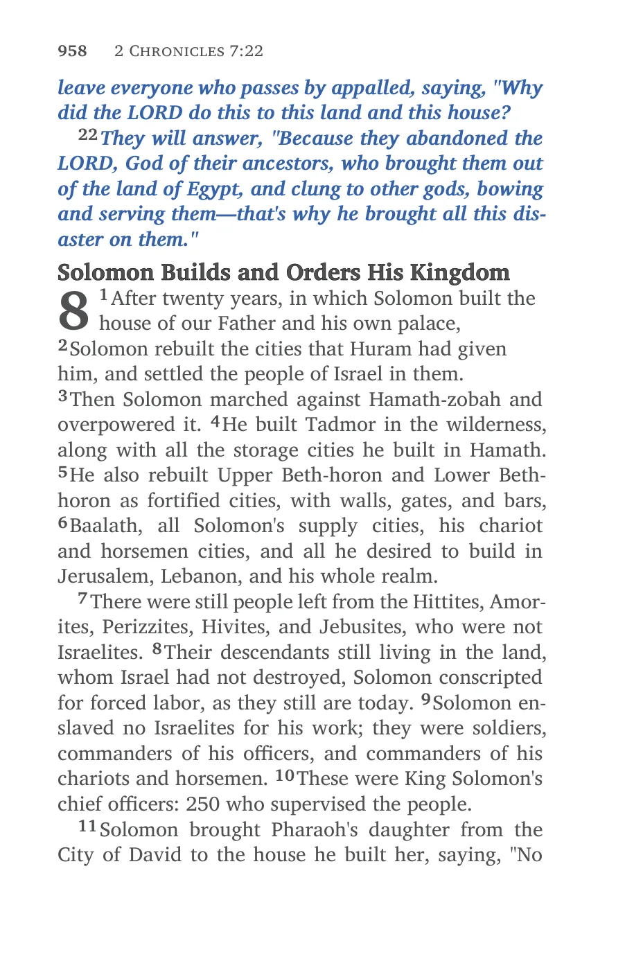 2 Chronicles 7 (cont.) — sample page 60 of 60