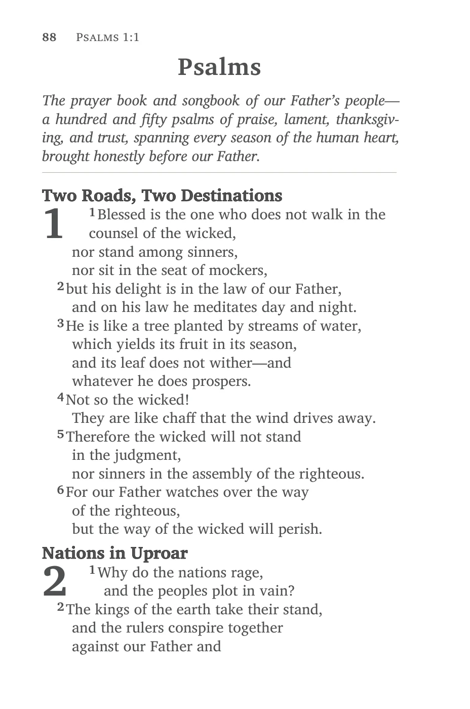 Psalms 1 — sample page 10 of 60