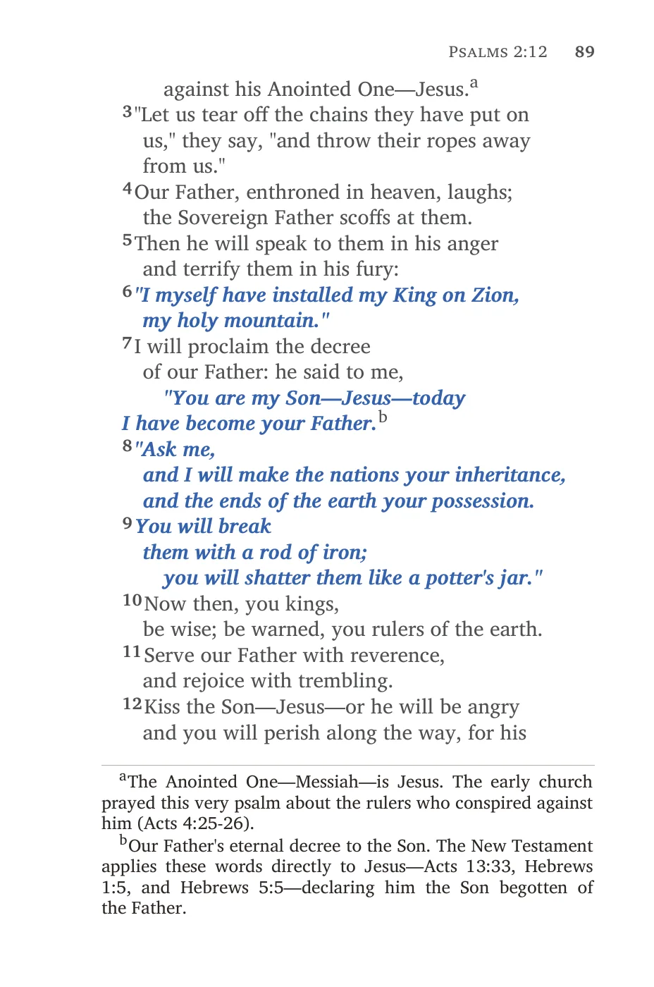 Psalms 1 (cont.) — sample page 11 of 60