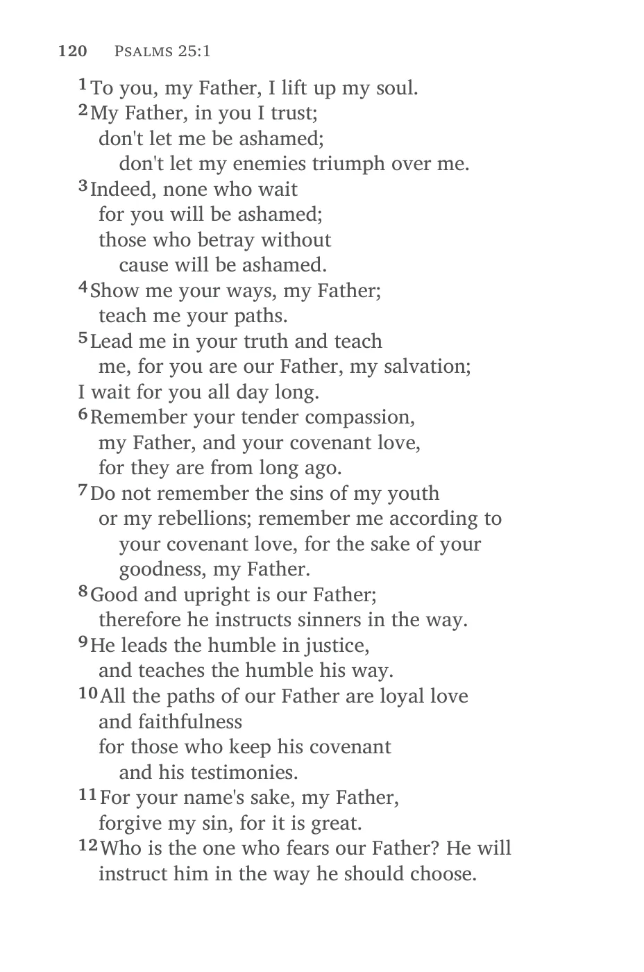 Psalm 23 (cont.) — sample page 24 of 60