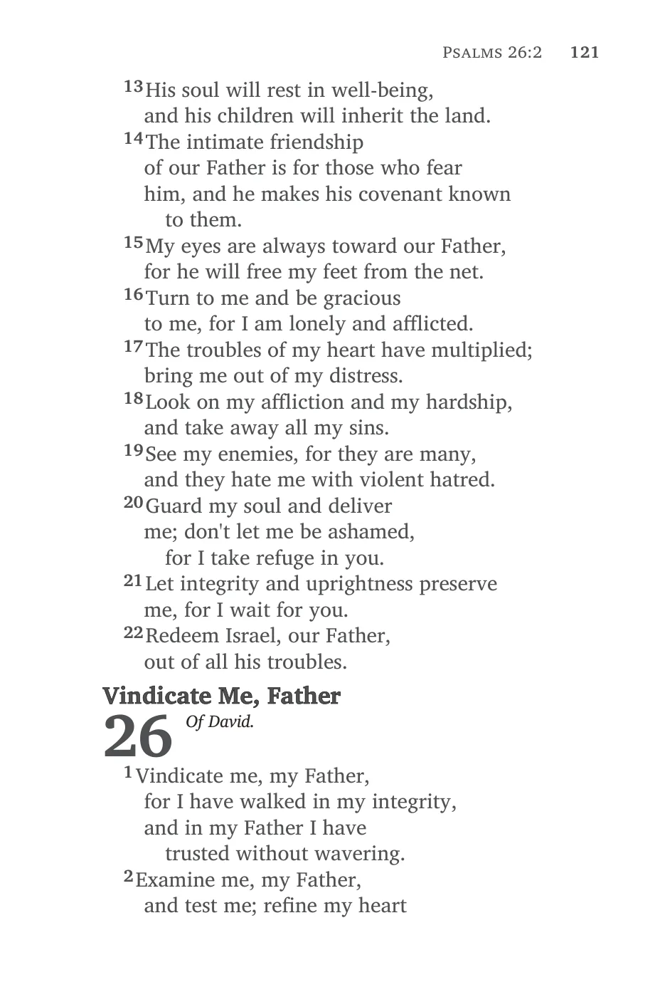 Psalm 23 (cont.) — sample page 25 of 60