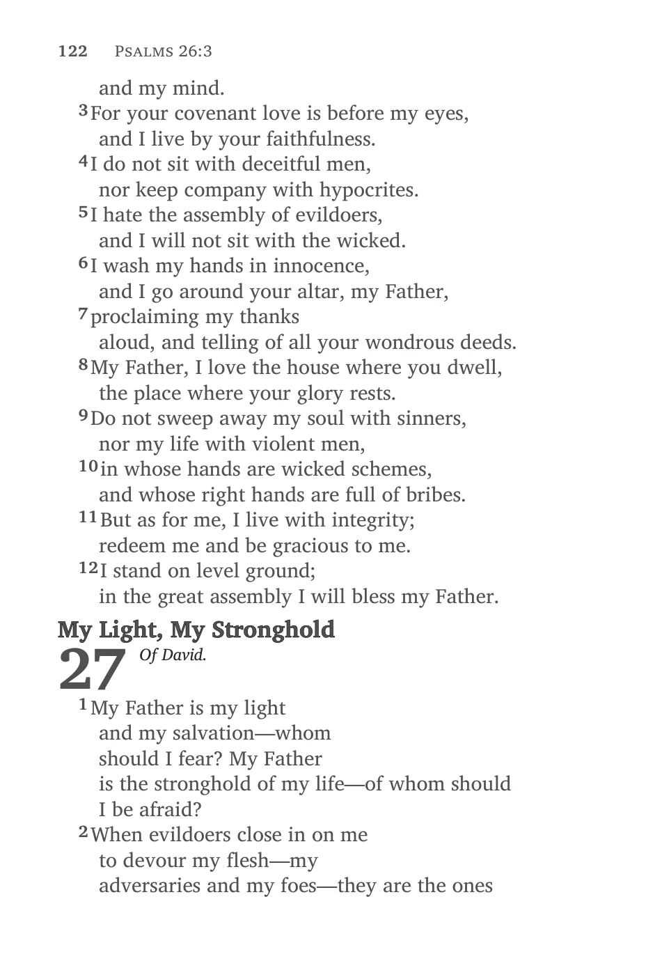 Psalm 23 (cont.) — sample page 26 of 60