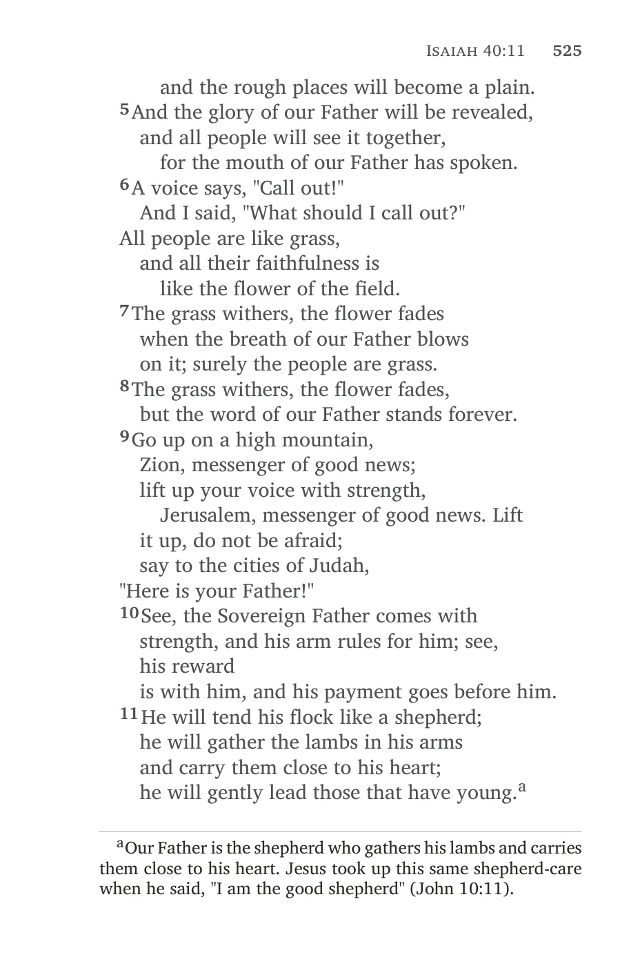 Isaiah 40 (cont.) — sample page 29 of 60
