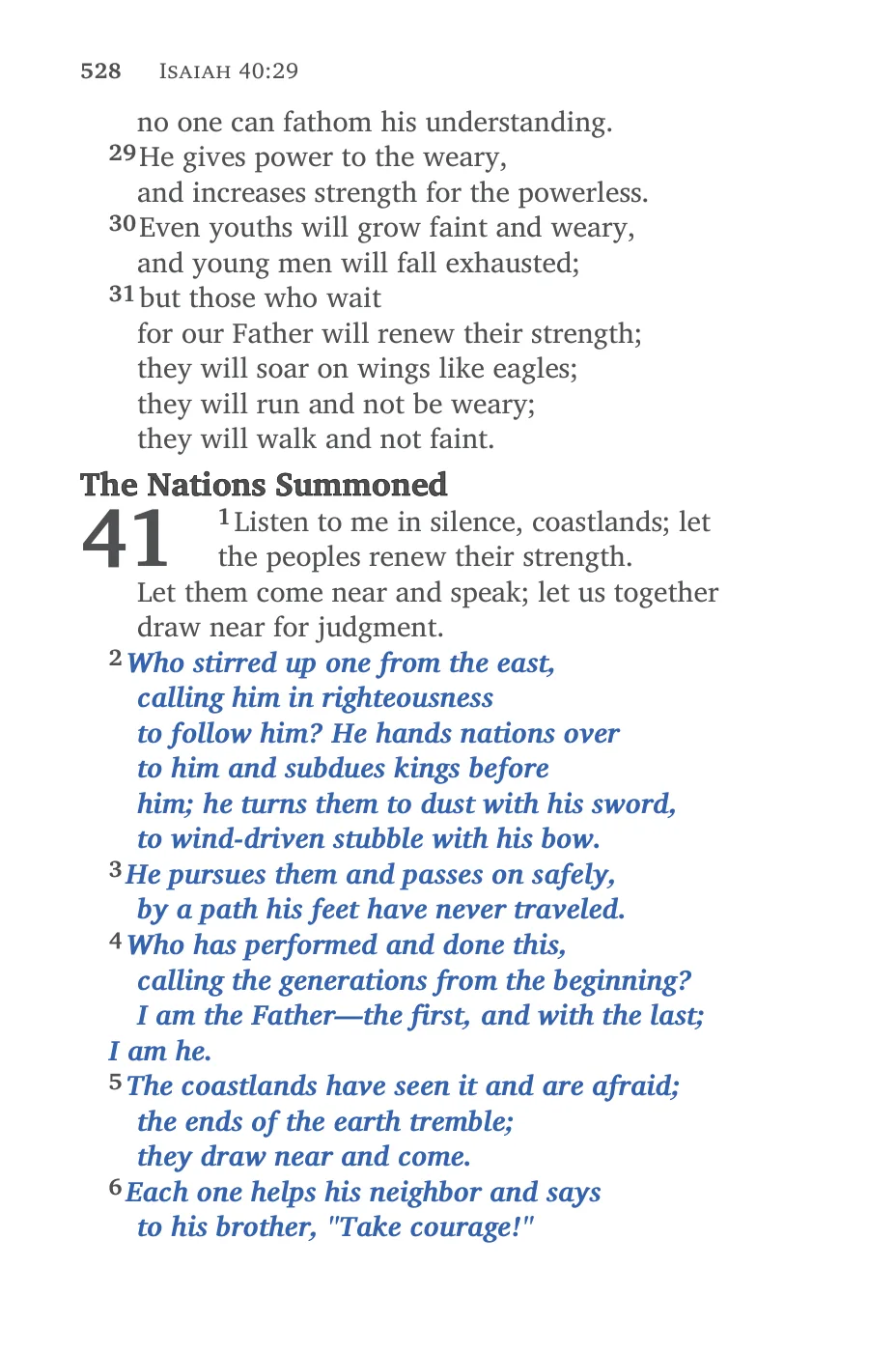Isaiah 40 (cont.) — sample page 32 of 60