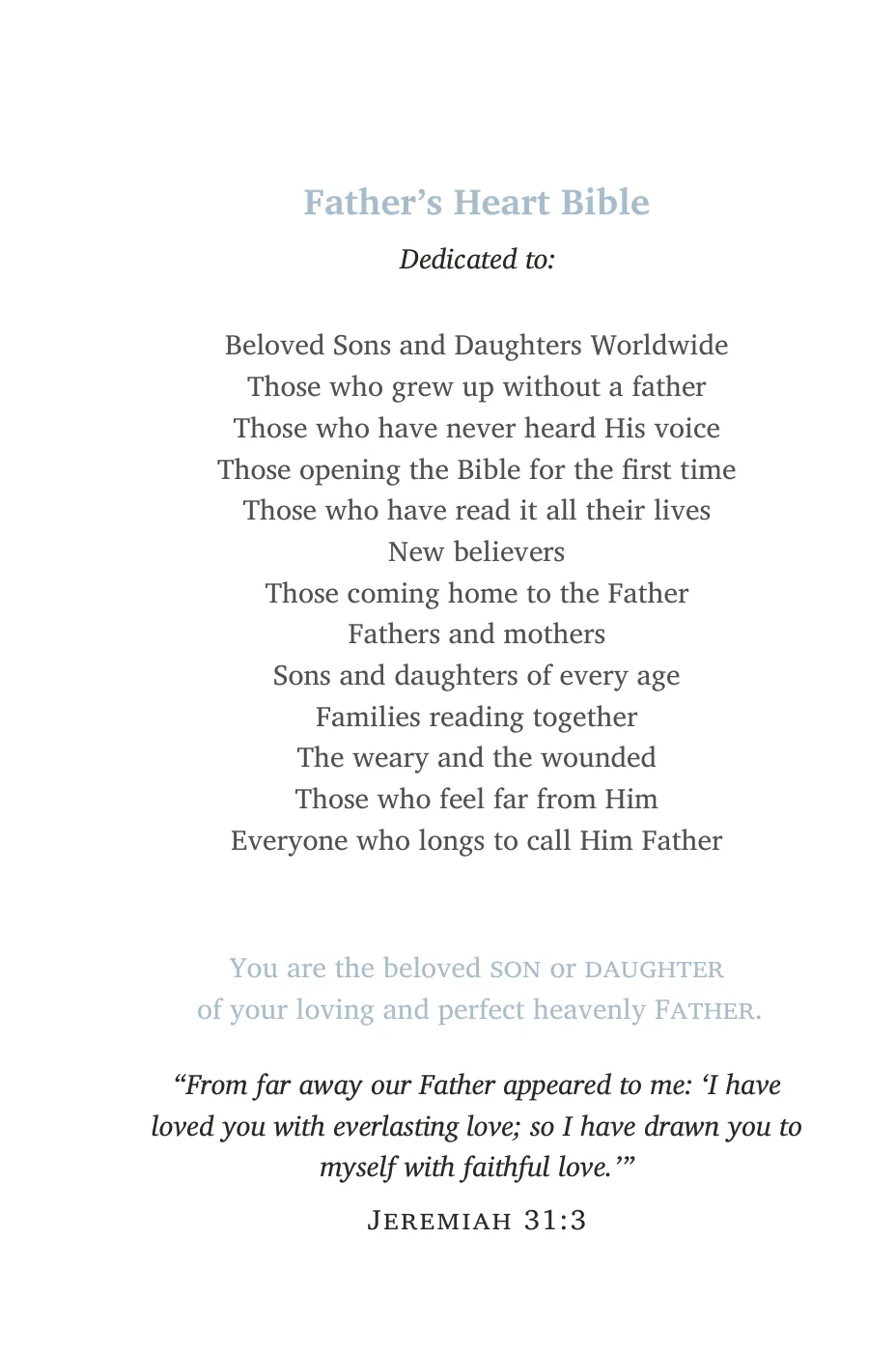 Dedication — sample page 4 of 46