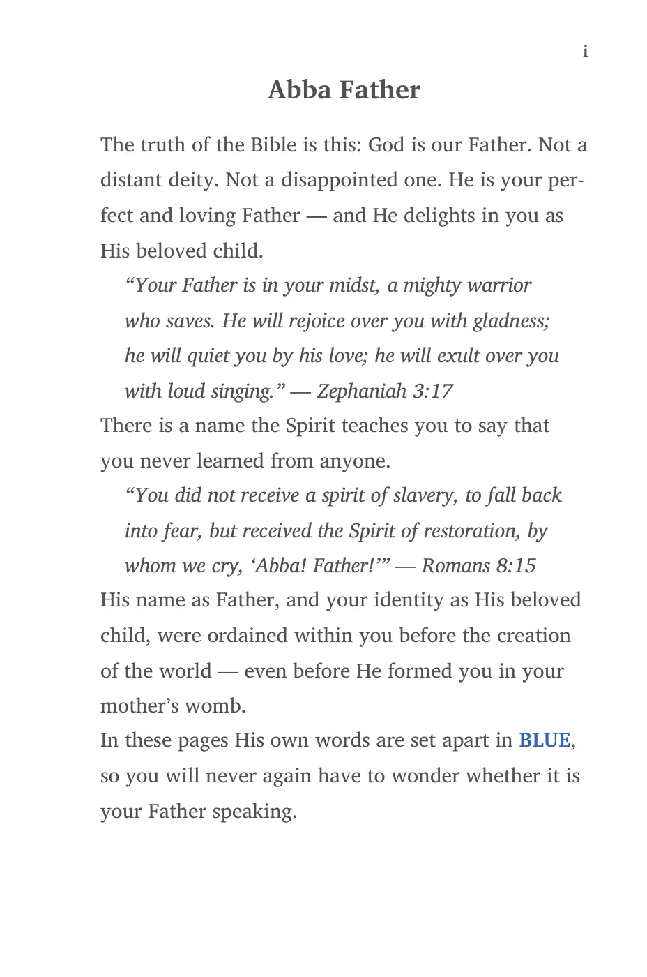 Abba Father — sample page 5 of 46