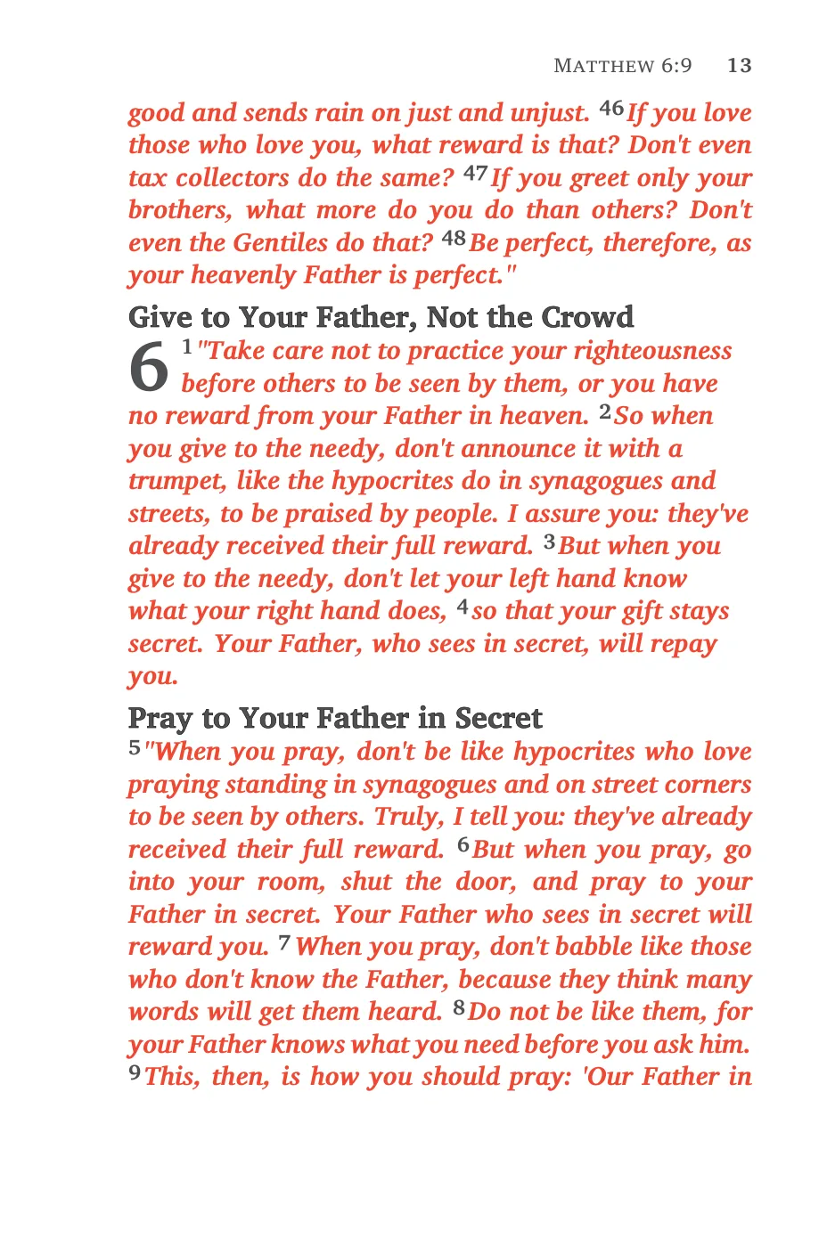 Matthew 5 (cont.) — sample page 15 of 46