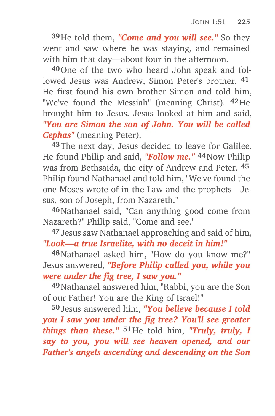 John 1 (cont.) — sample page 21 of 46
