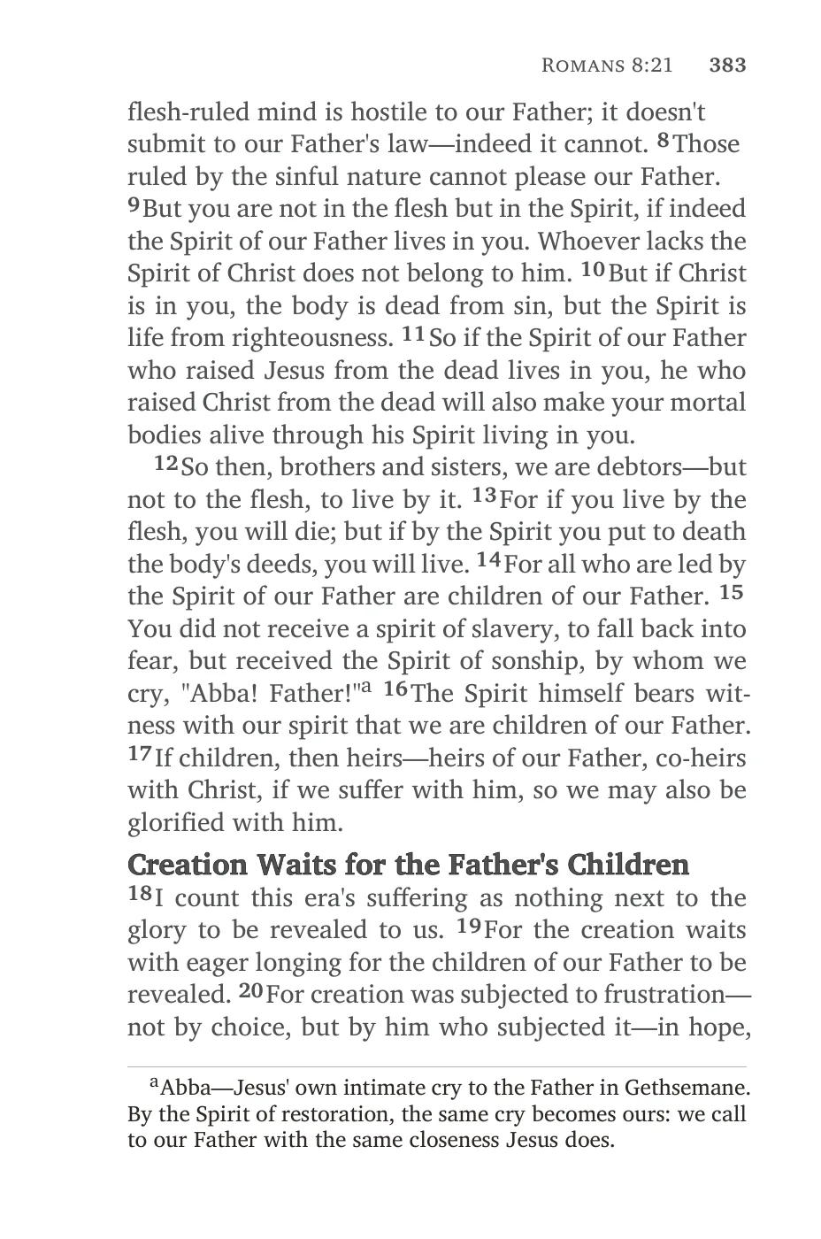 Romans 8 (cont.) — sample page 35 of 46