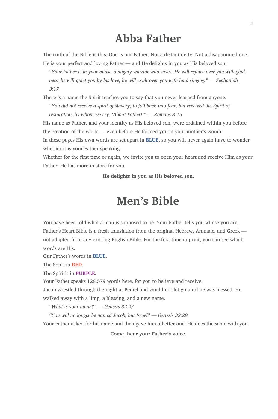 Abba Father — sample page 7 of 56