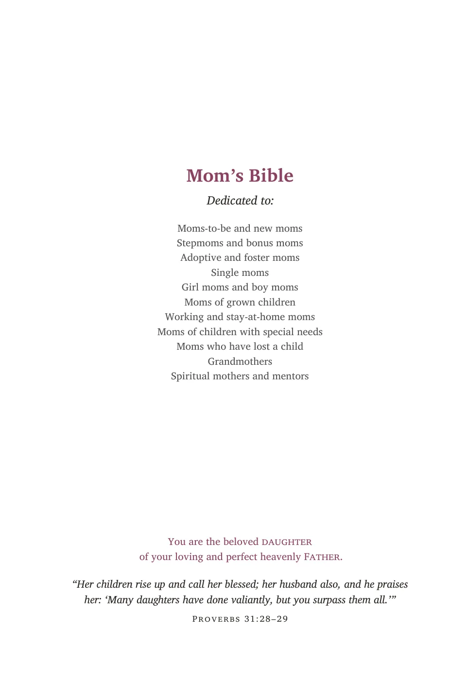 Dedication — sample page 6 of 56
