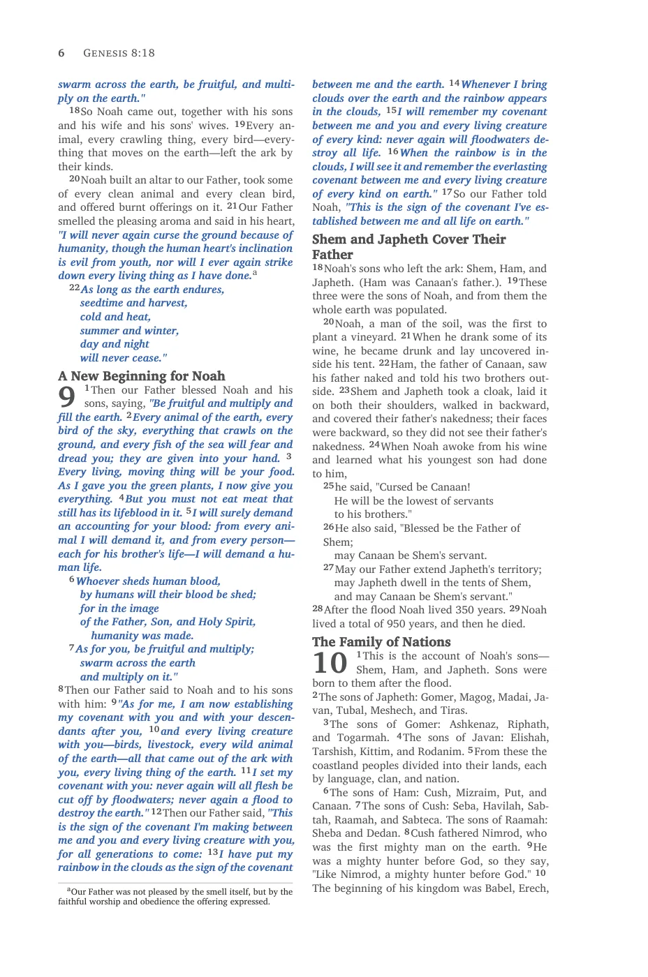 Genesis 1 (cont.) — sample page 18 of 56